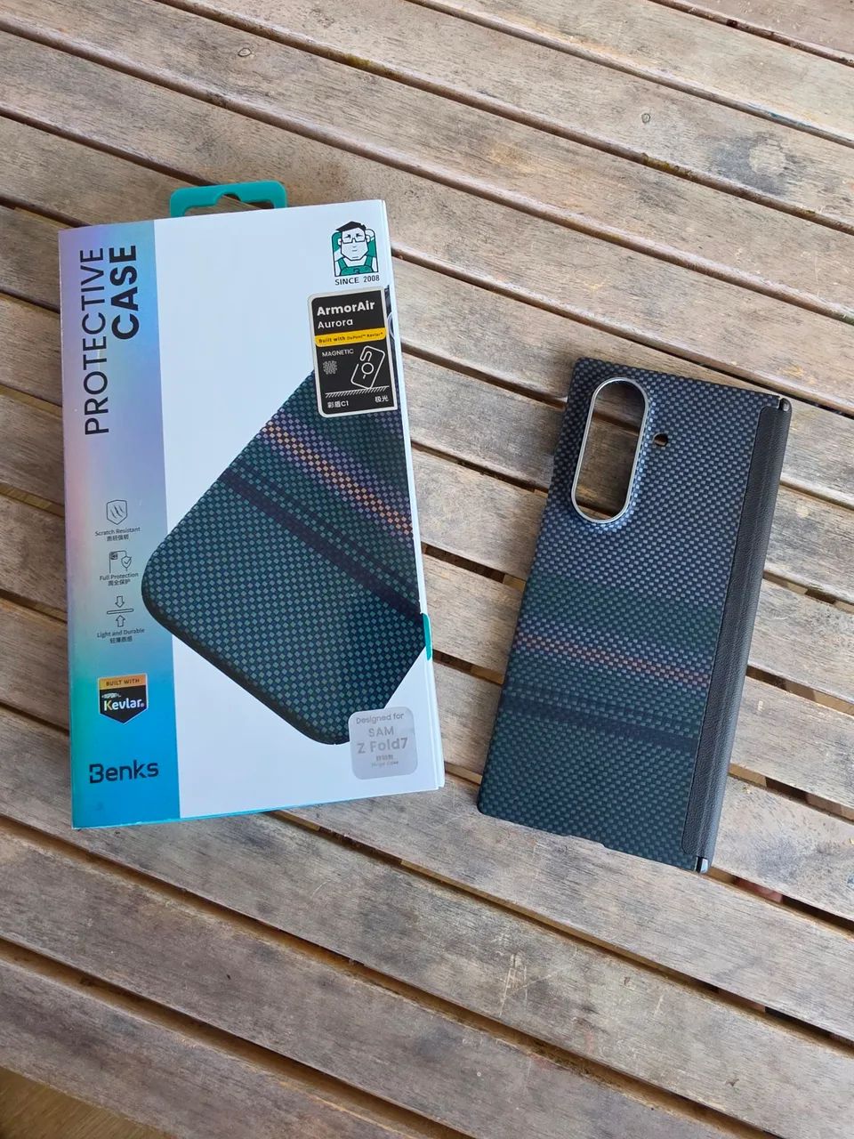 Capa Banks Z FOLD 7 ORIGINAL! Semi-nova produto IMPORTADO. - Foto 5