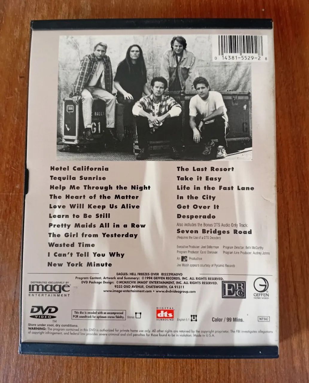DVD EAGLES - HELL FREEZES OVER - ORIGINAL - CDs, DVDs etc - Campo