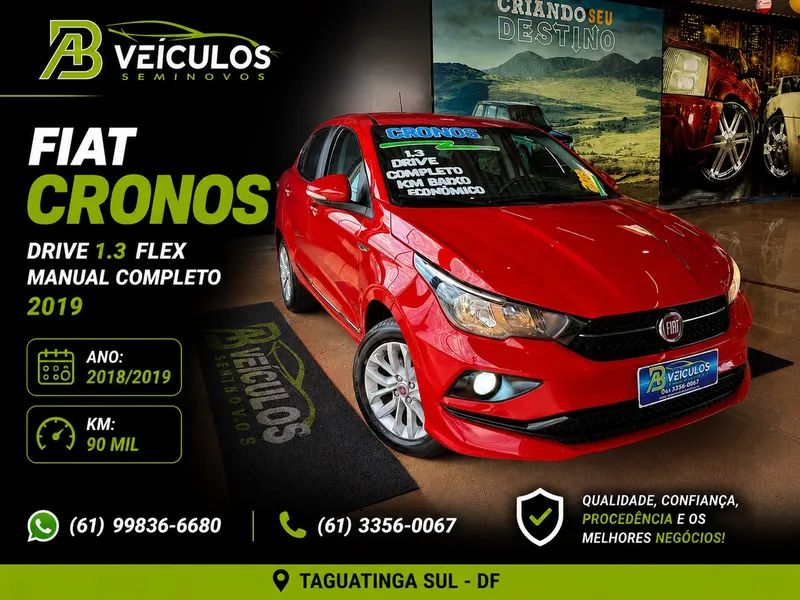 Fiat Cronos 1.3 8V Flex 2019