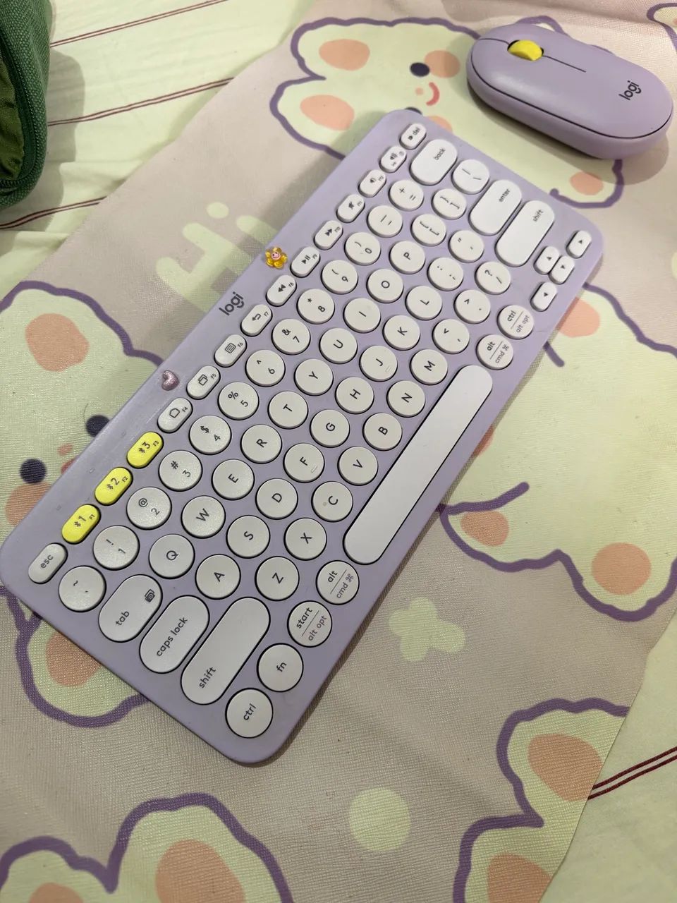 Kit Logitech Pebble 2 - Teclado + Mouse Lilás  - Foto 3
