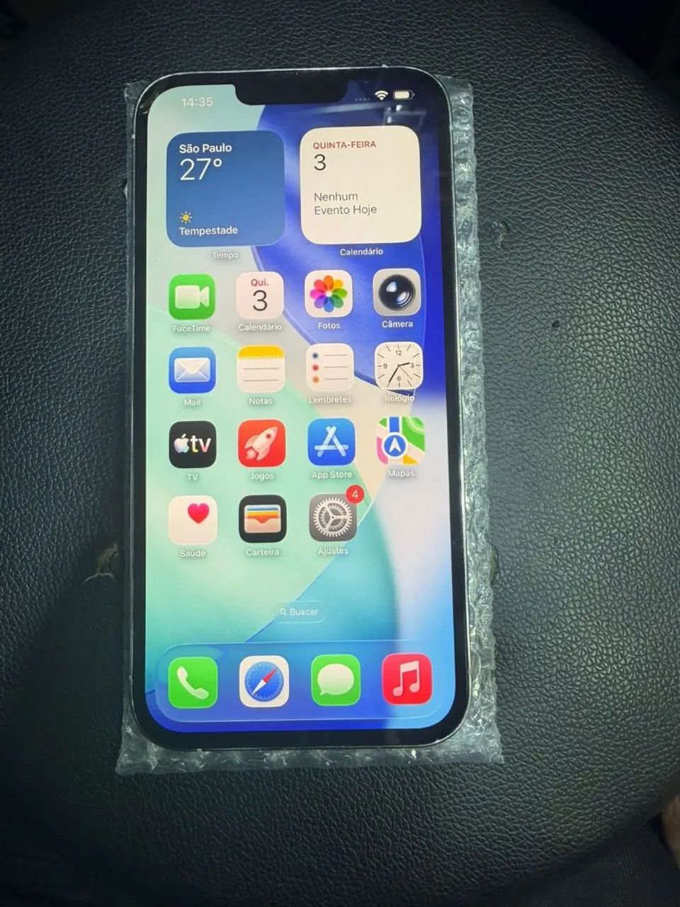 iPhone 13 pro Max mensagem de tela - Foto 2