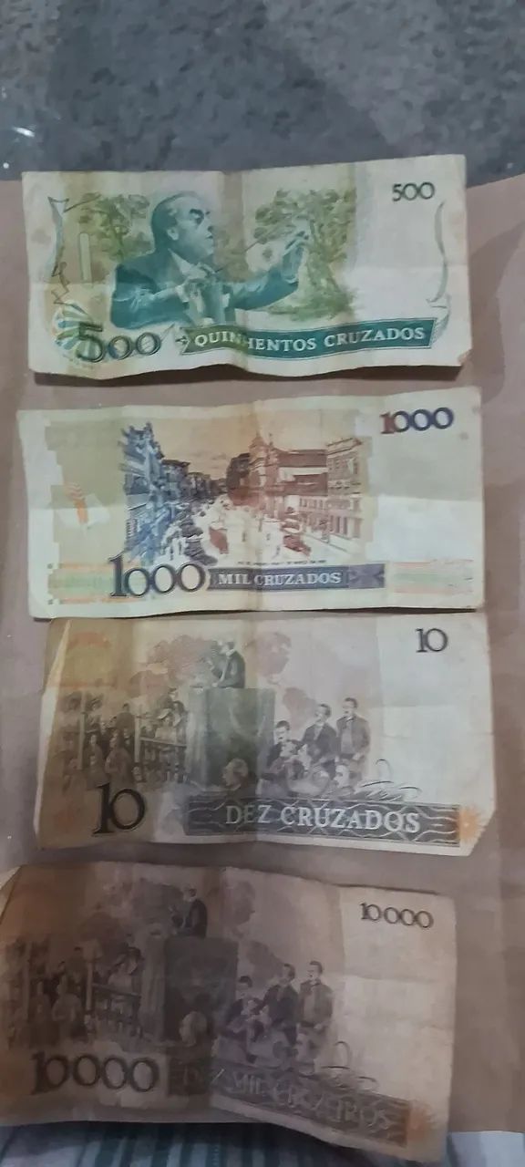 Notas de dinheiro do Brasil 