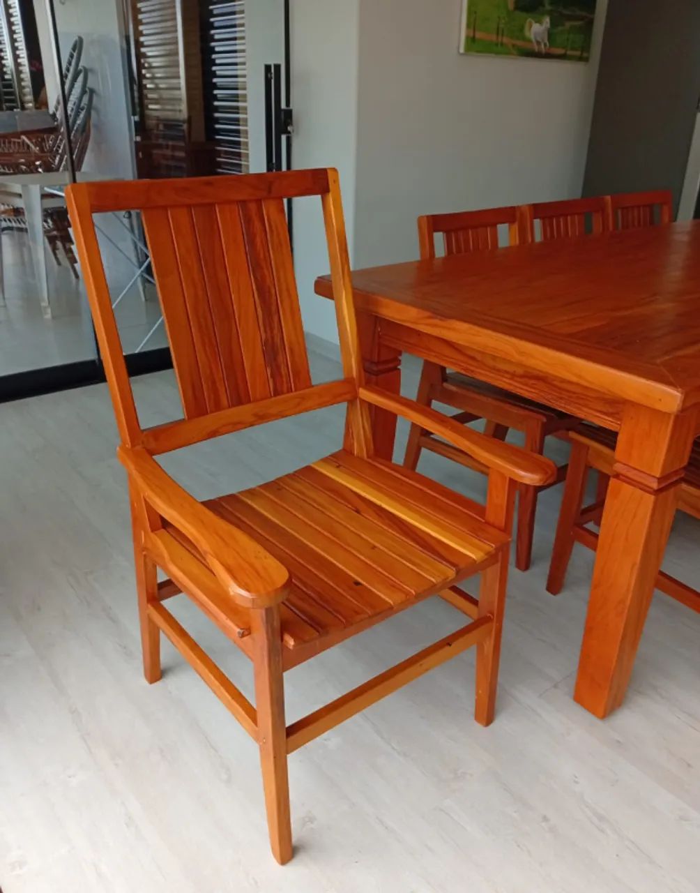 Conjunto Mesa de jantar mineira com cadeiras  - Foto 5