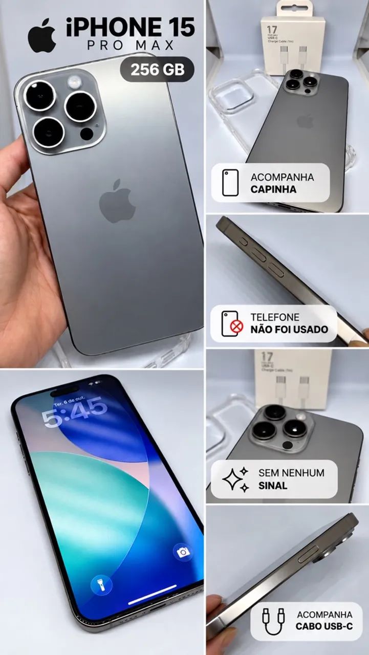 iPhone 15 pro Max - Celulares e Smartphones - Alto Novo Parque