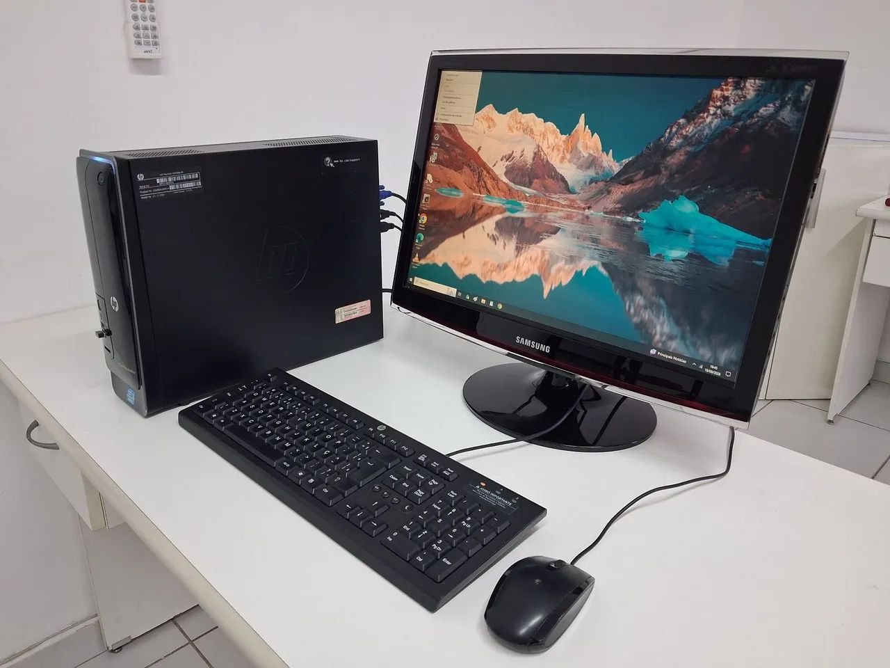 Computador Intel Core I3 HP Pavilion SlimLine completo com Windows 10 original - Foto 2