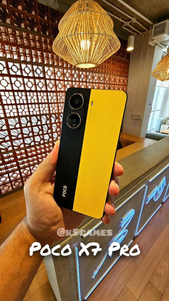 Poco X7 Pro 8GB 256GB - Amarelo Lacrado - ATENÇÃO ABC SP