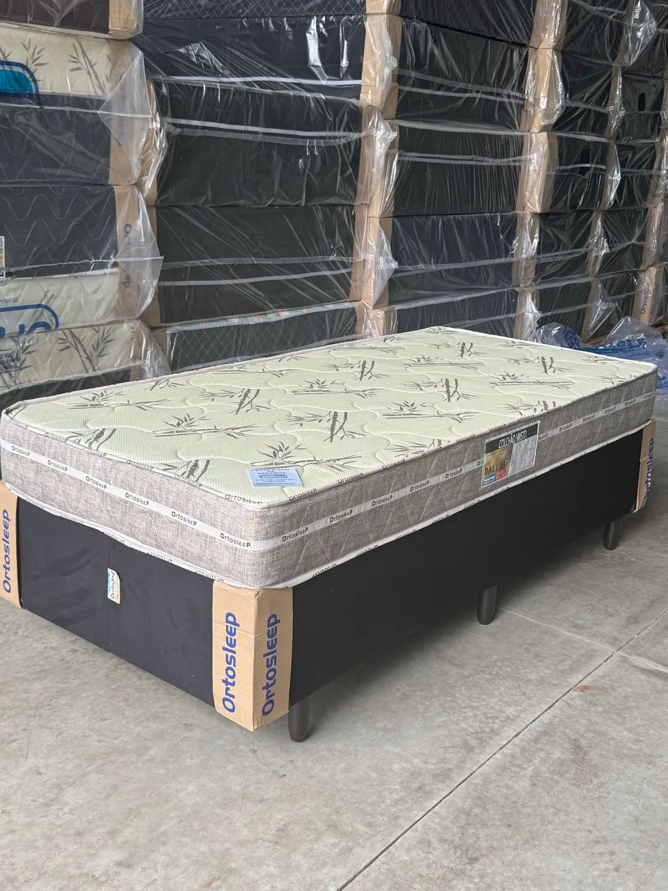 Cama box solteiro mega oferta 
