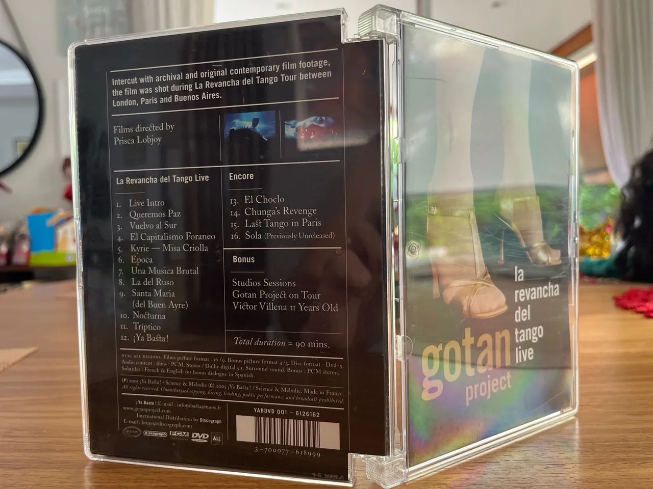 DVD Gotan Project - Super Jewel Box Raro - Foto 2