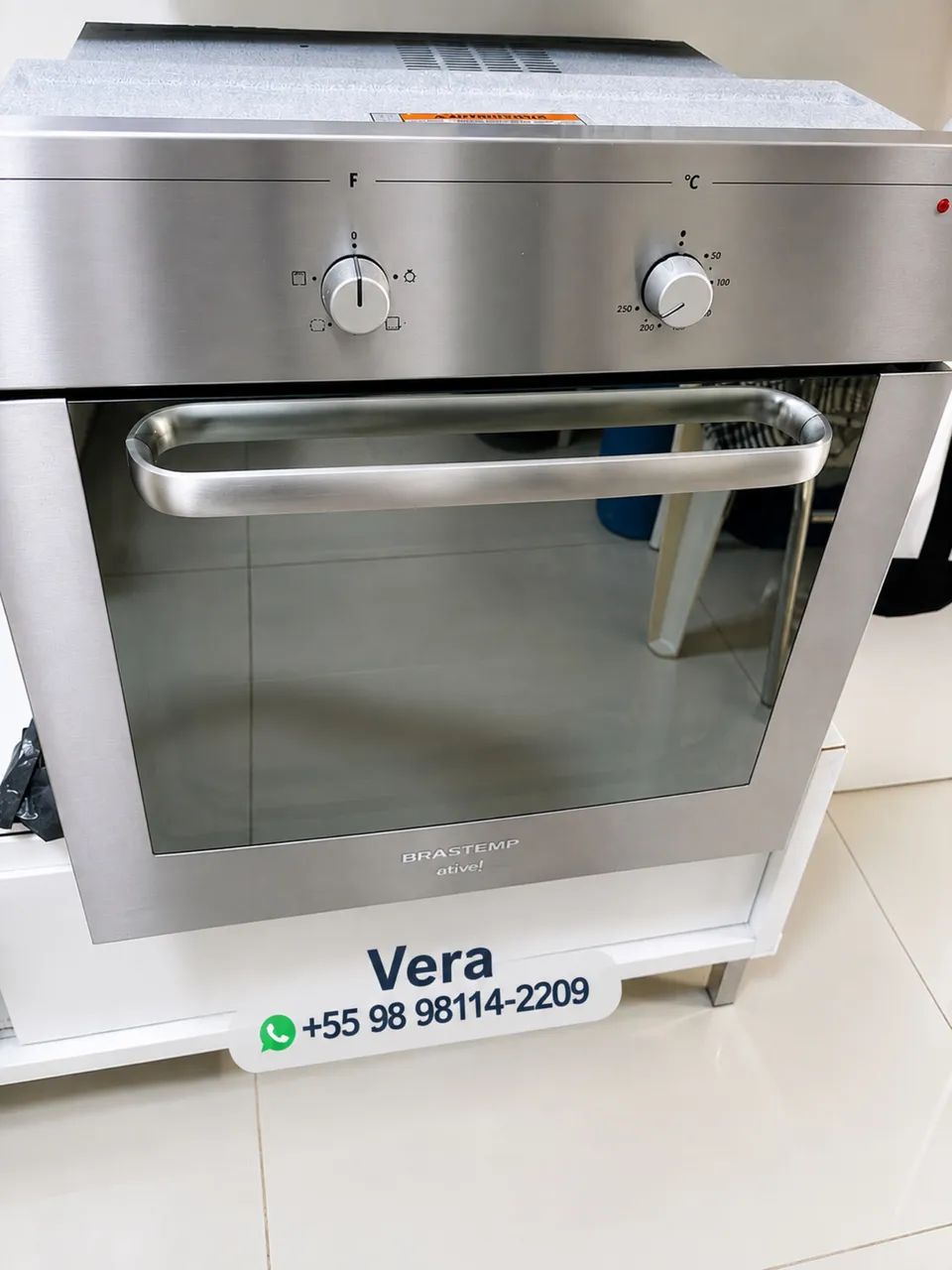 Forno Elétrico Brastemp Ative! BOB60A Inox 220V