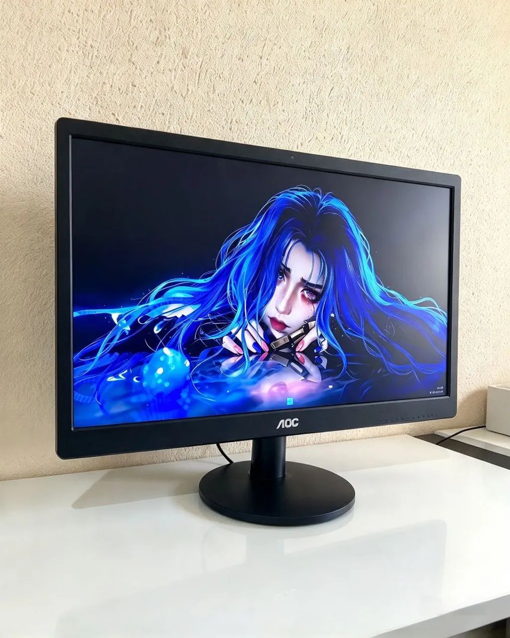 ?Monitor AOC 18,5? HD - Perfeito para trabalho e estudos?