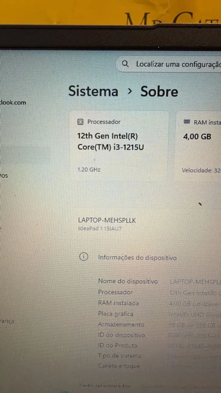 NOTEBOOK LENOVO 256SSD  - Foto 2