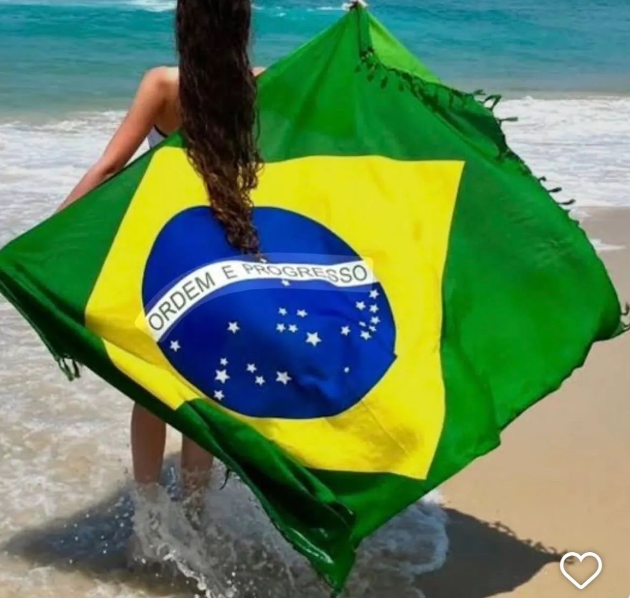 Canga estampa Brasil - Bandeira do Brasil - Foto 6