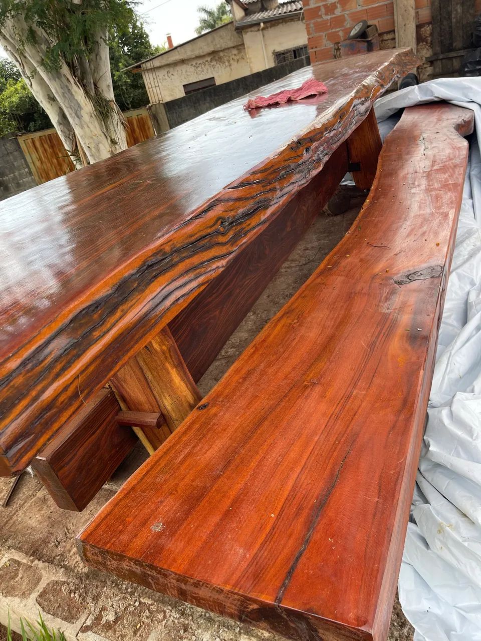MESA DE MADEIRA ANGICO FERRO