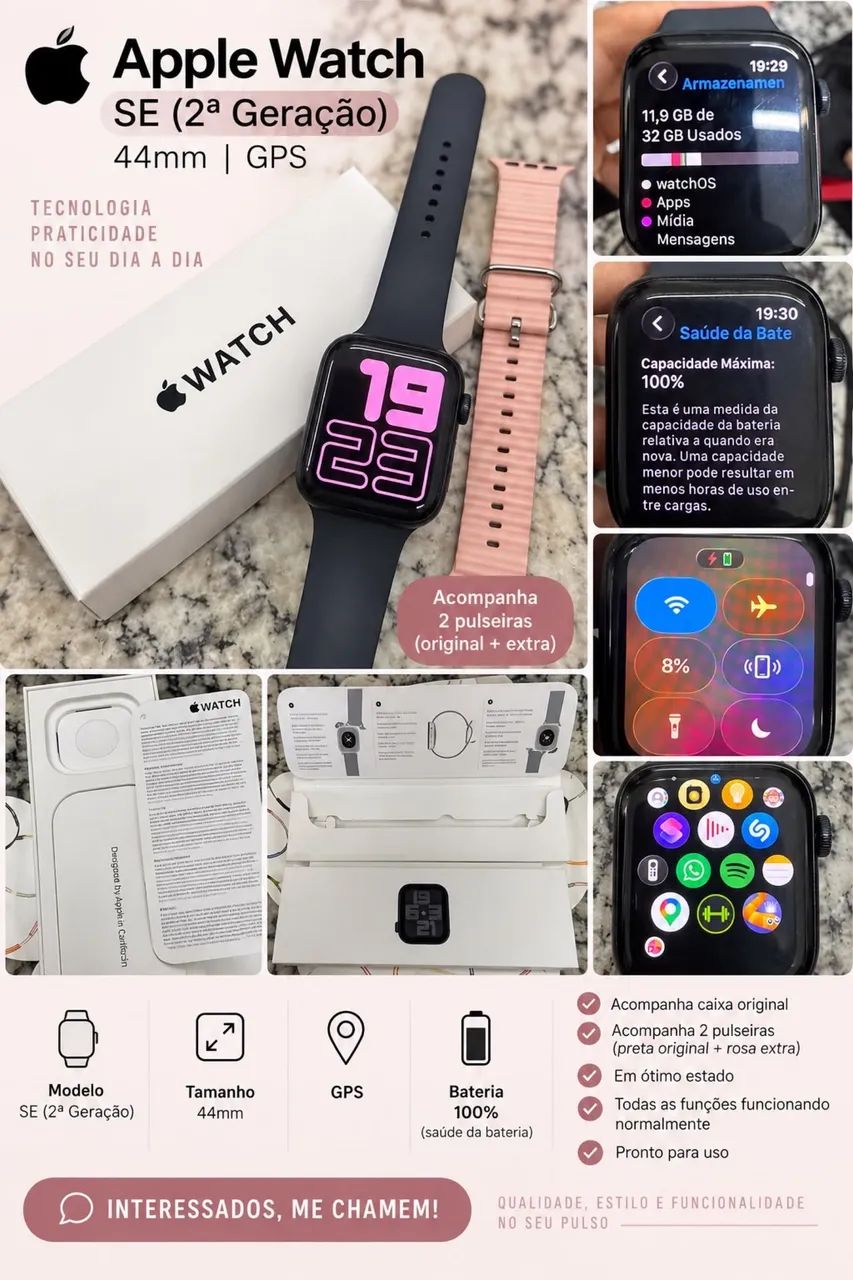 Apple Watch SE 2 44mm - Foto 3