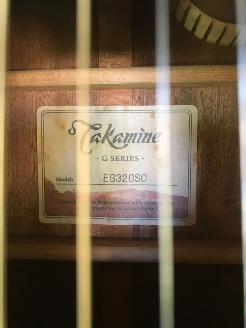 Violão Takamine EG320SC aço.  - Foto 2