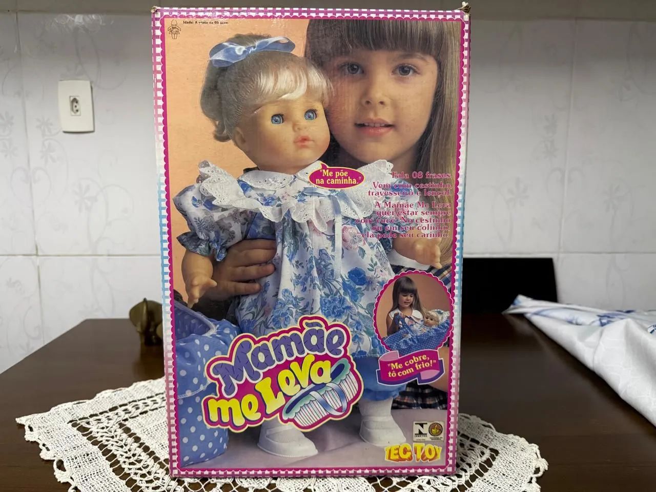Antiga Boneca Mamãe me leva Tectoy anos 90