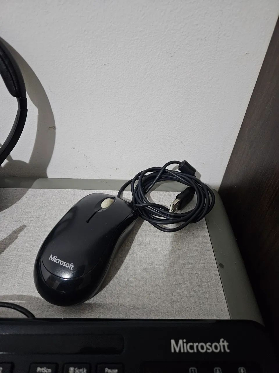 Teclado mouse e fone de ouvido. - Foto 2