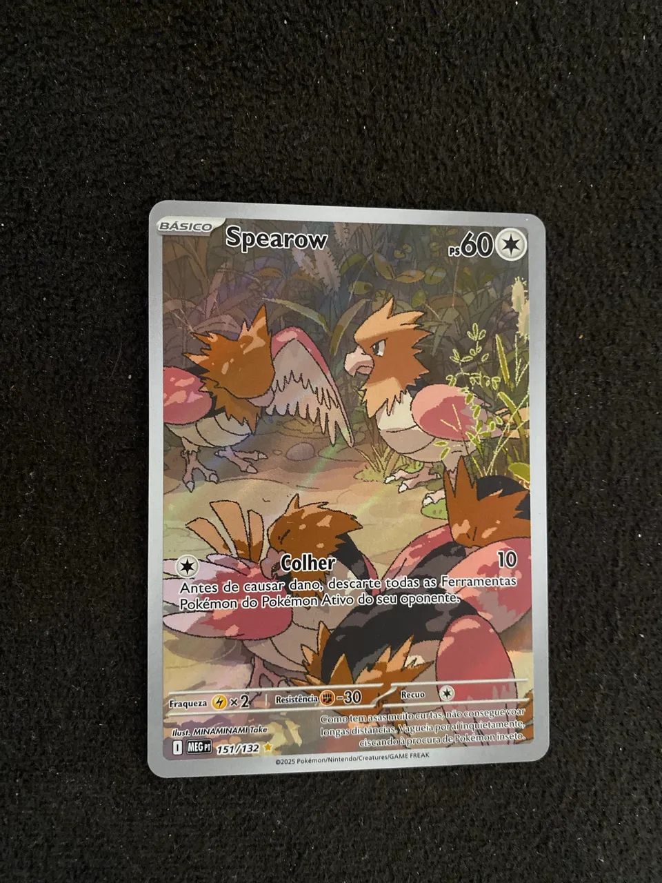 Carta Pokémon Spearow 151/132 