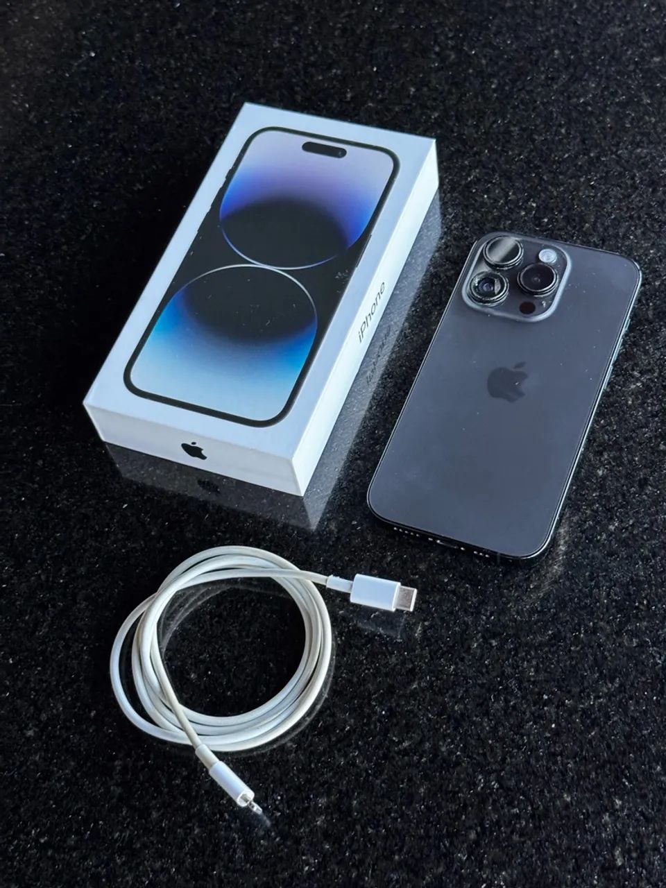 iPhone 14 Pro 256 GB COM DEFEITO (Vidro de uma câmera quebrado) 