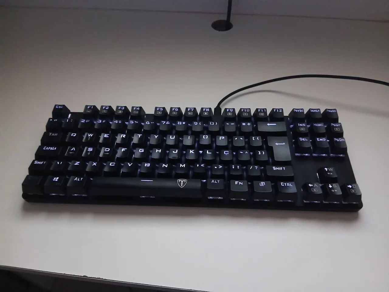 Teclado mecânico T-dagger Bora switch Blue - Foto 2