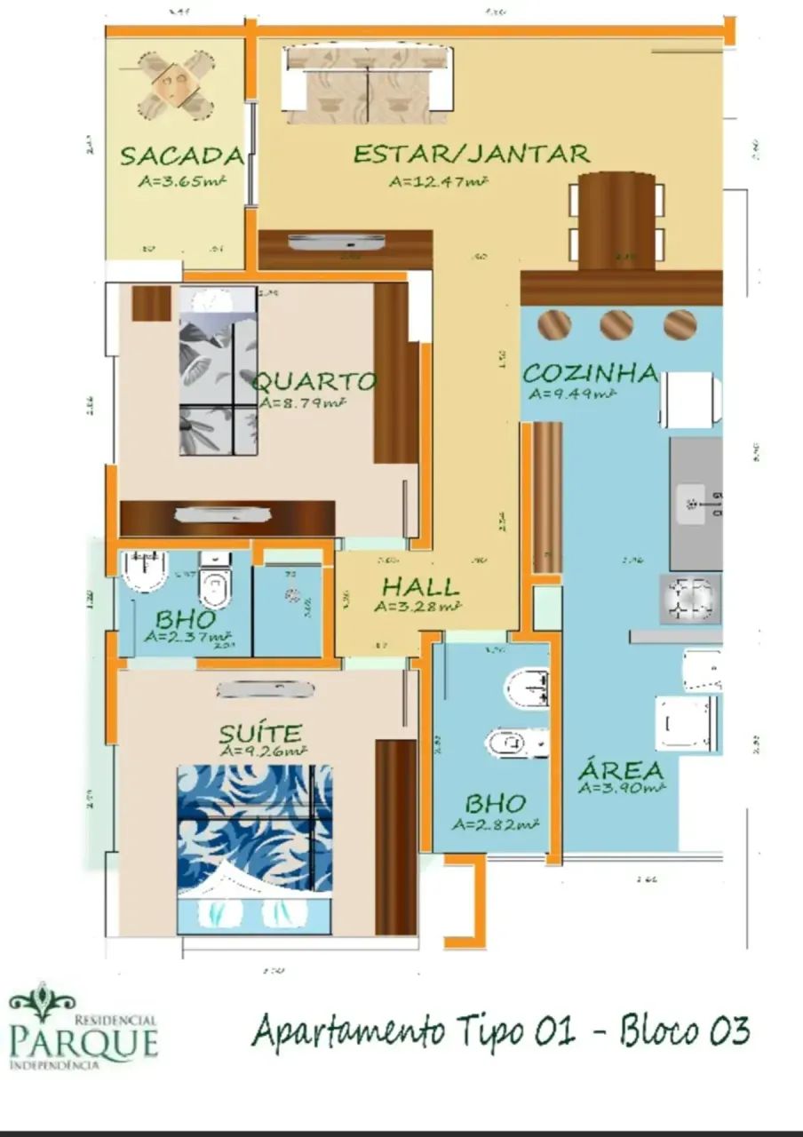 Apartamento de 2 quartos no Parque Independência - Foto 2