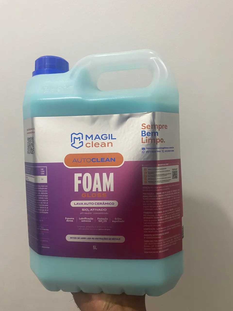 Shampoo automotivo 5litros da Magil clean - Foto 2