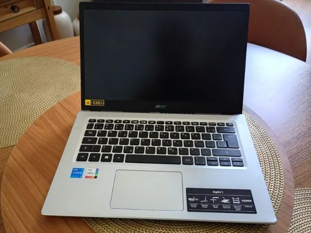 NOTEBOOK ACER ASPIRE 5 ULTRATHIN DESIGN HDMI 2.0 - CORE I5 - IRISx COM DEFEITO