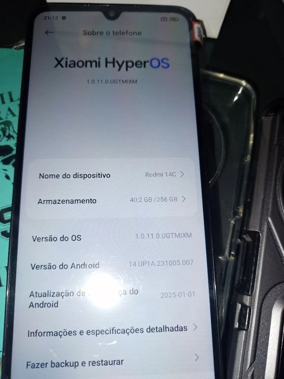 Smartphone Redmi 14C Funcionando OK - Foto 3