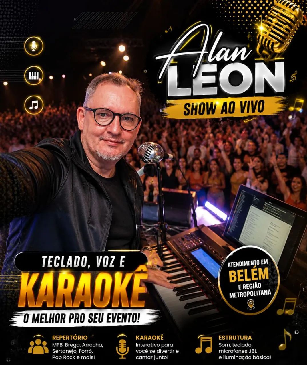 Musica ao vivo e karaokê 