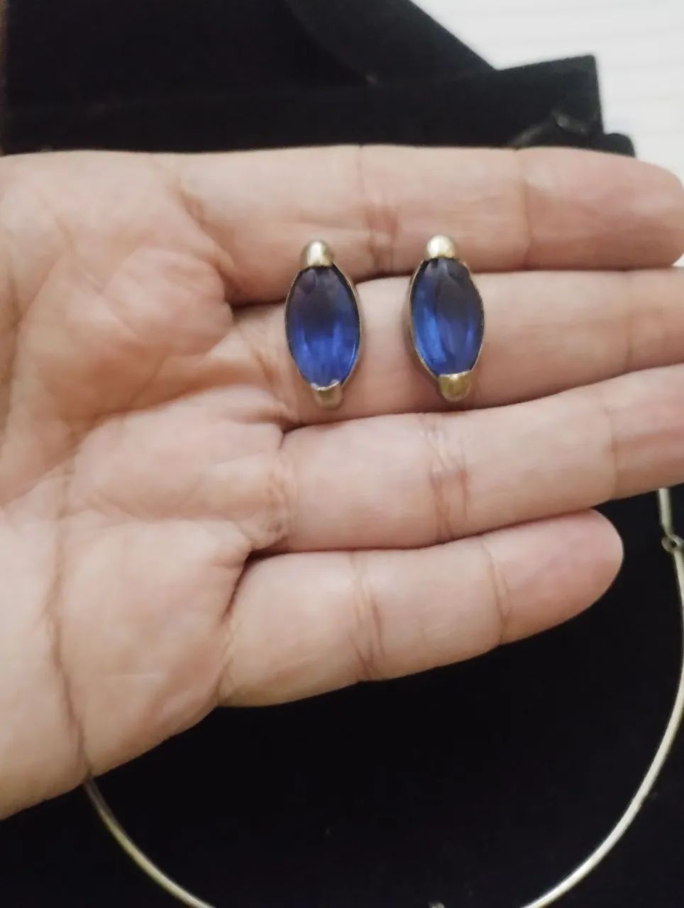 Conjunto aro + brinco - Em prata de lei com Zircônia  - Foto 2