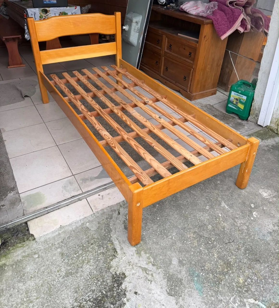 Cama de solteiro madeira - Foto 3