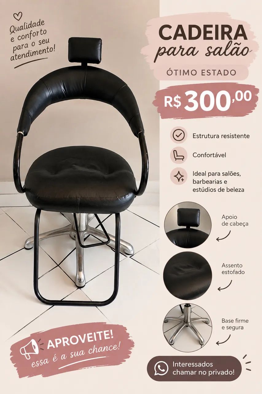 cadeira de salão 