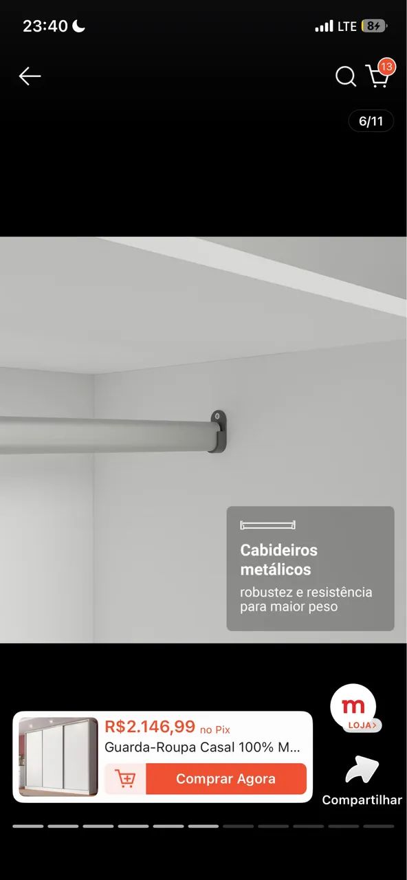 Guarda Roupa Casal  - Foto 3