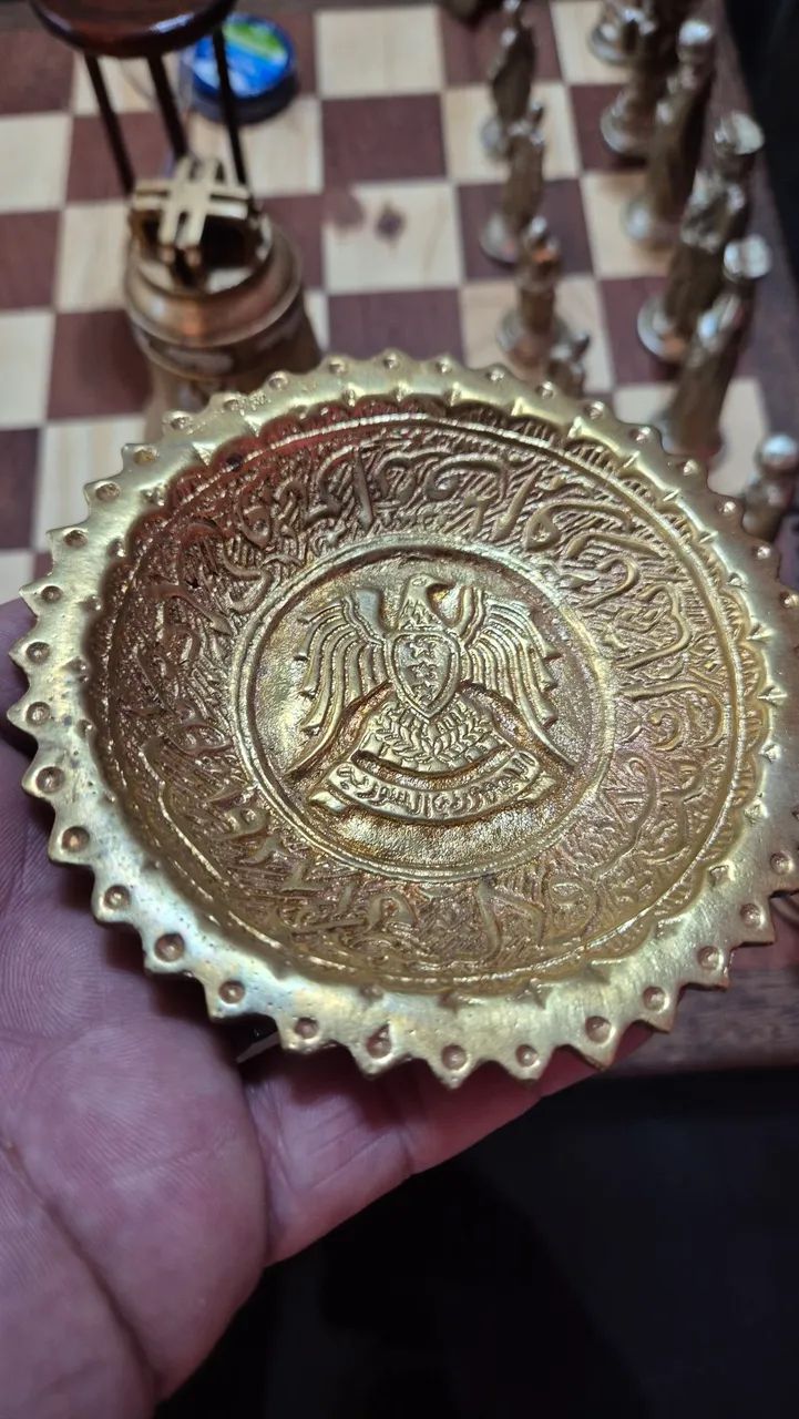 Cinzeiro antigo bronze  - Foto 2