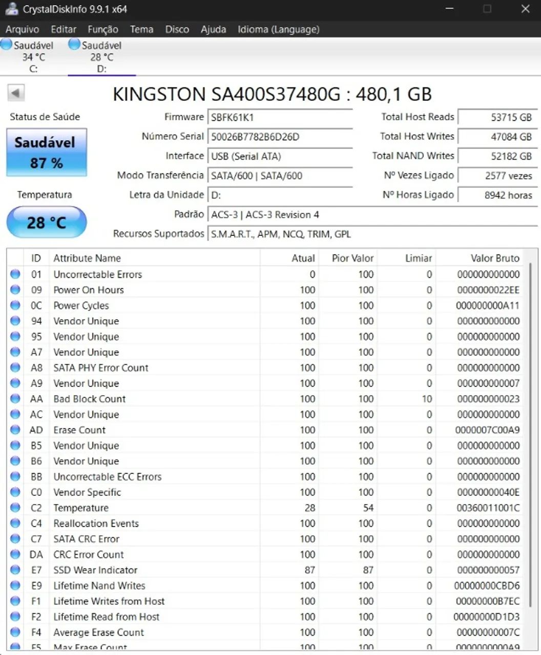 SSD 480GB SATA III KINGSTON ORIGINAL      - Foto 4