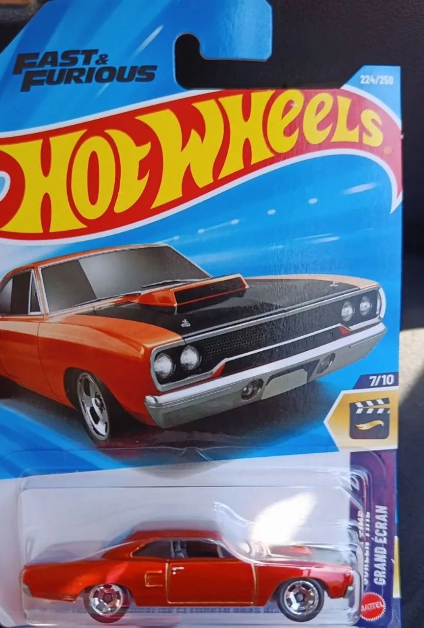 1970 Custom Plymouth Road Runner Hot Wheels 1.64 - Brinquedos e