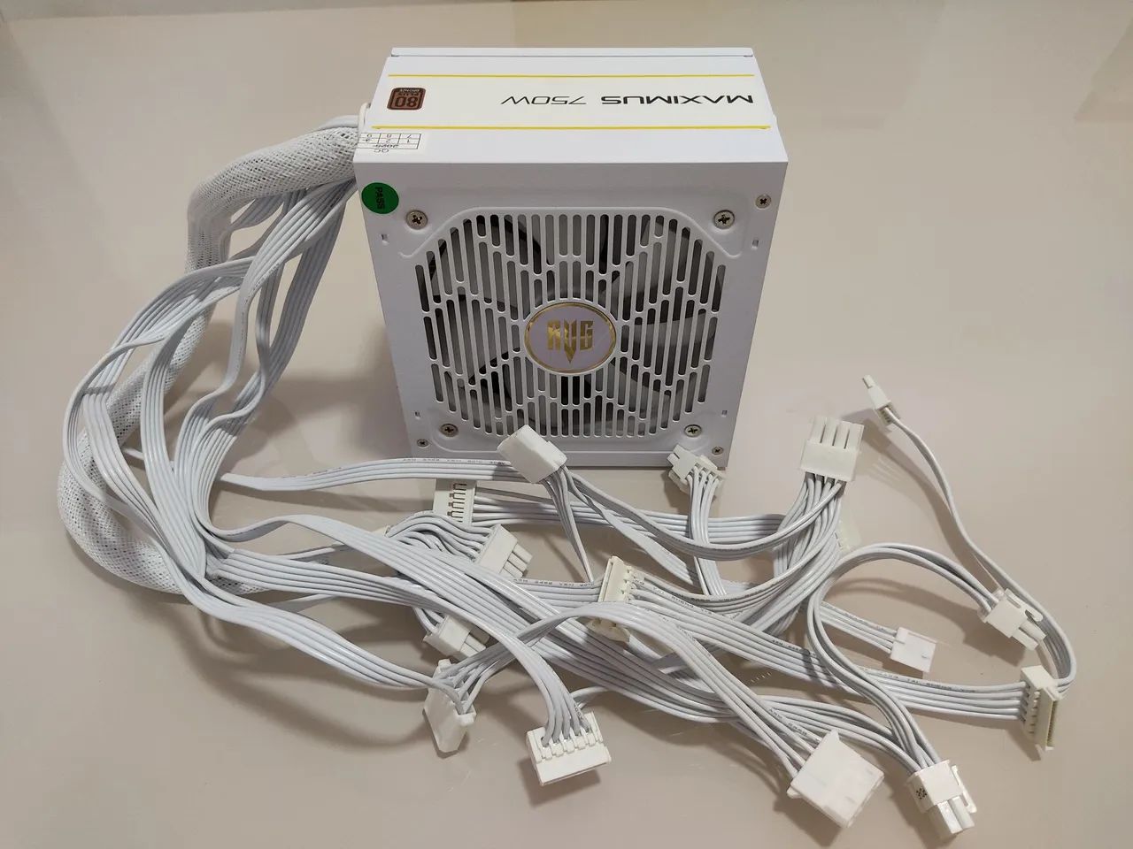 Fonte 750w Branca - Foto 3