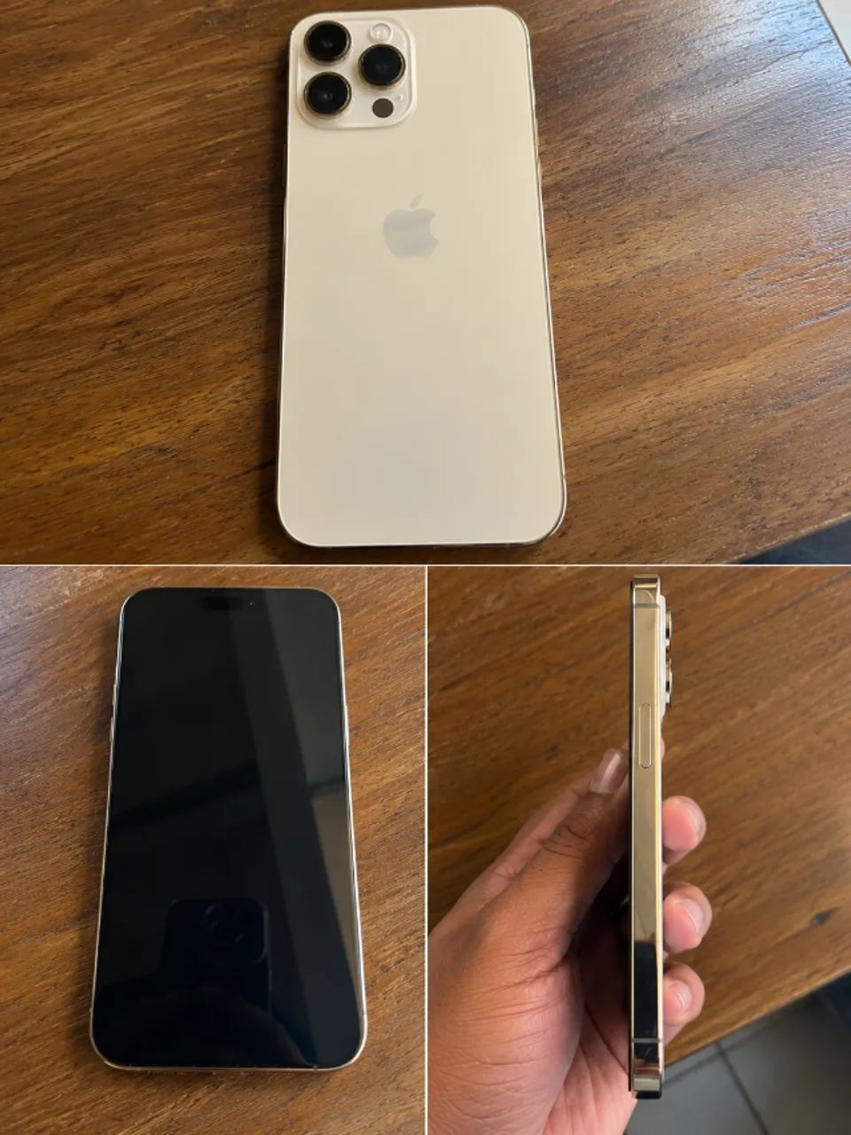 Iphone 14 pro max com 128 GB (Gold)