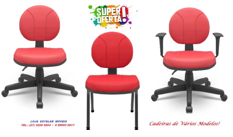 Cadeiras de vários modelos! 
