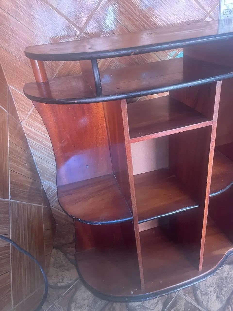 Estante tipo Rack madeira maciça  - Foto 4