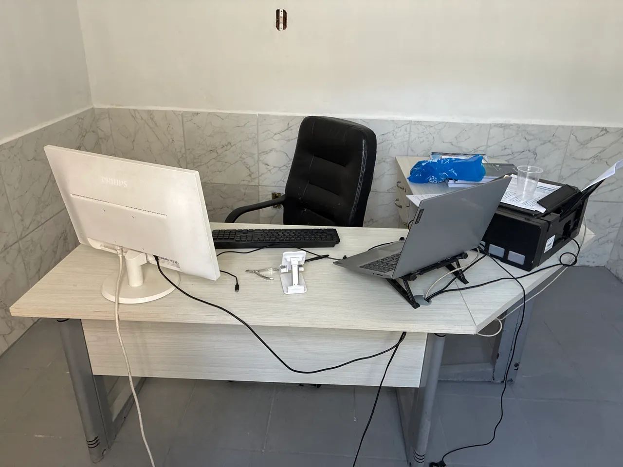 Mesa em L 
