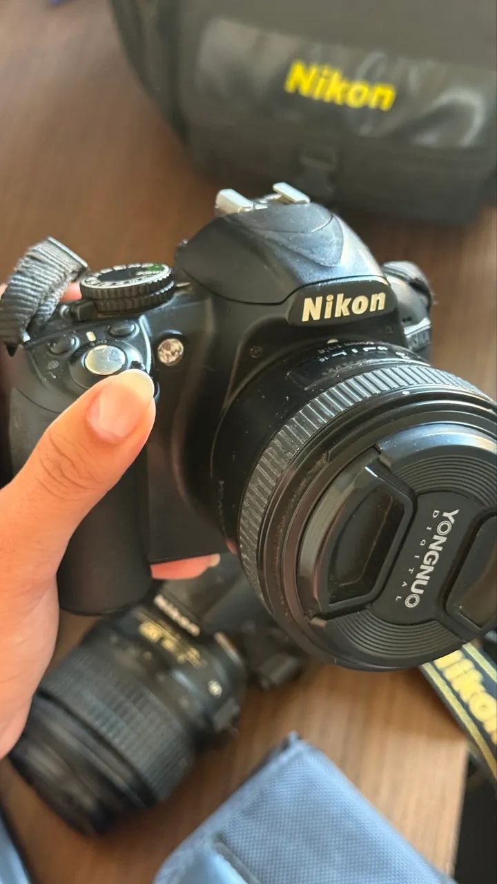 2 CÂMERAS NIKON D3100 + LENTES + FLASH + ACESSÓRIOS 