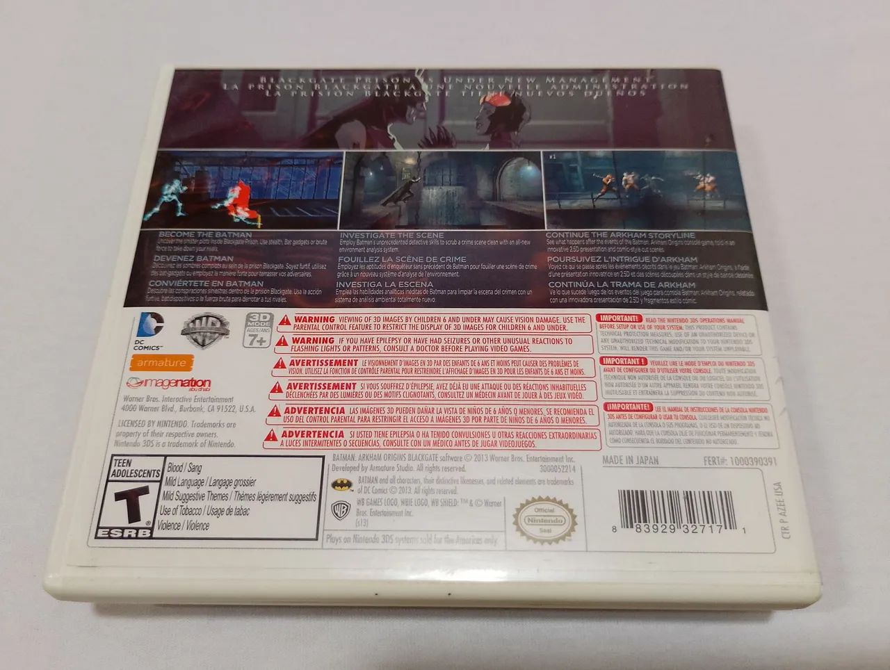 Batman Arkham Origins Blackgate 3ds - Foto 3