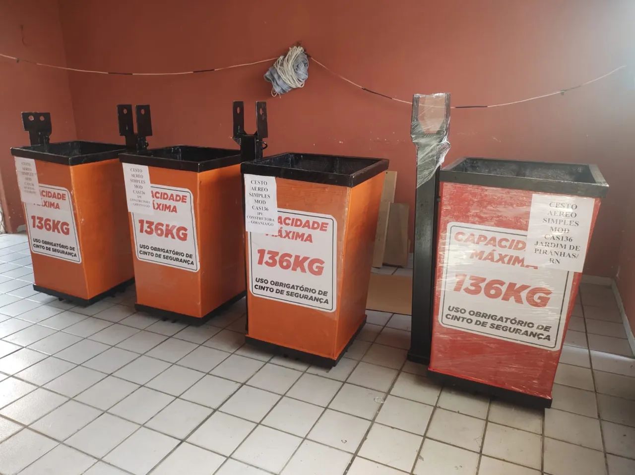 Cesto aéreo novo  - Foto 4