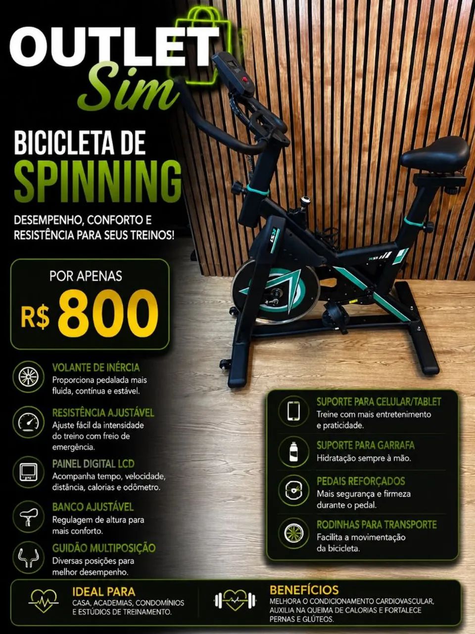 Bicicleta Spinning 