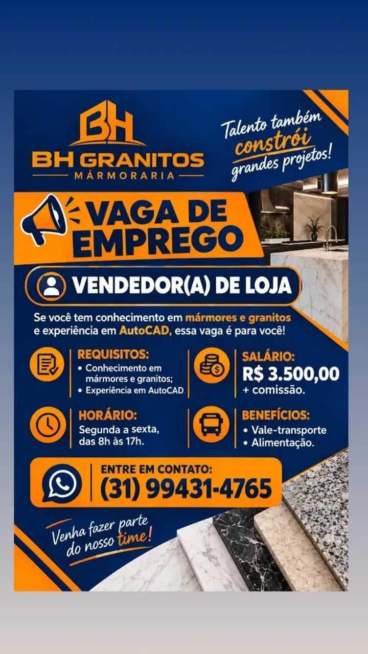 Vendedor de Mármoraria 