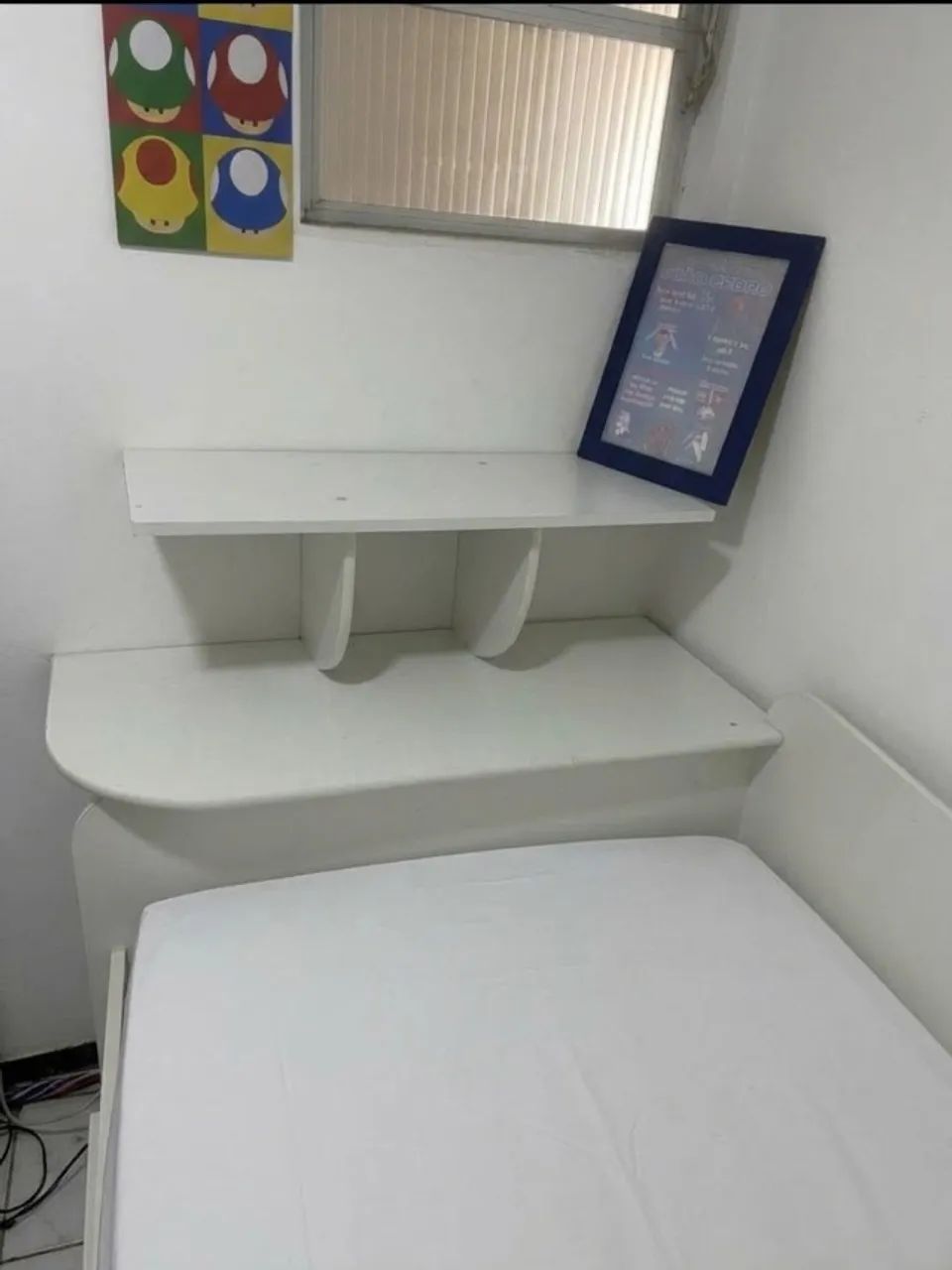 BICAMA DE SOLTEIRO BRANCO - Foto 2