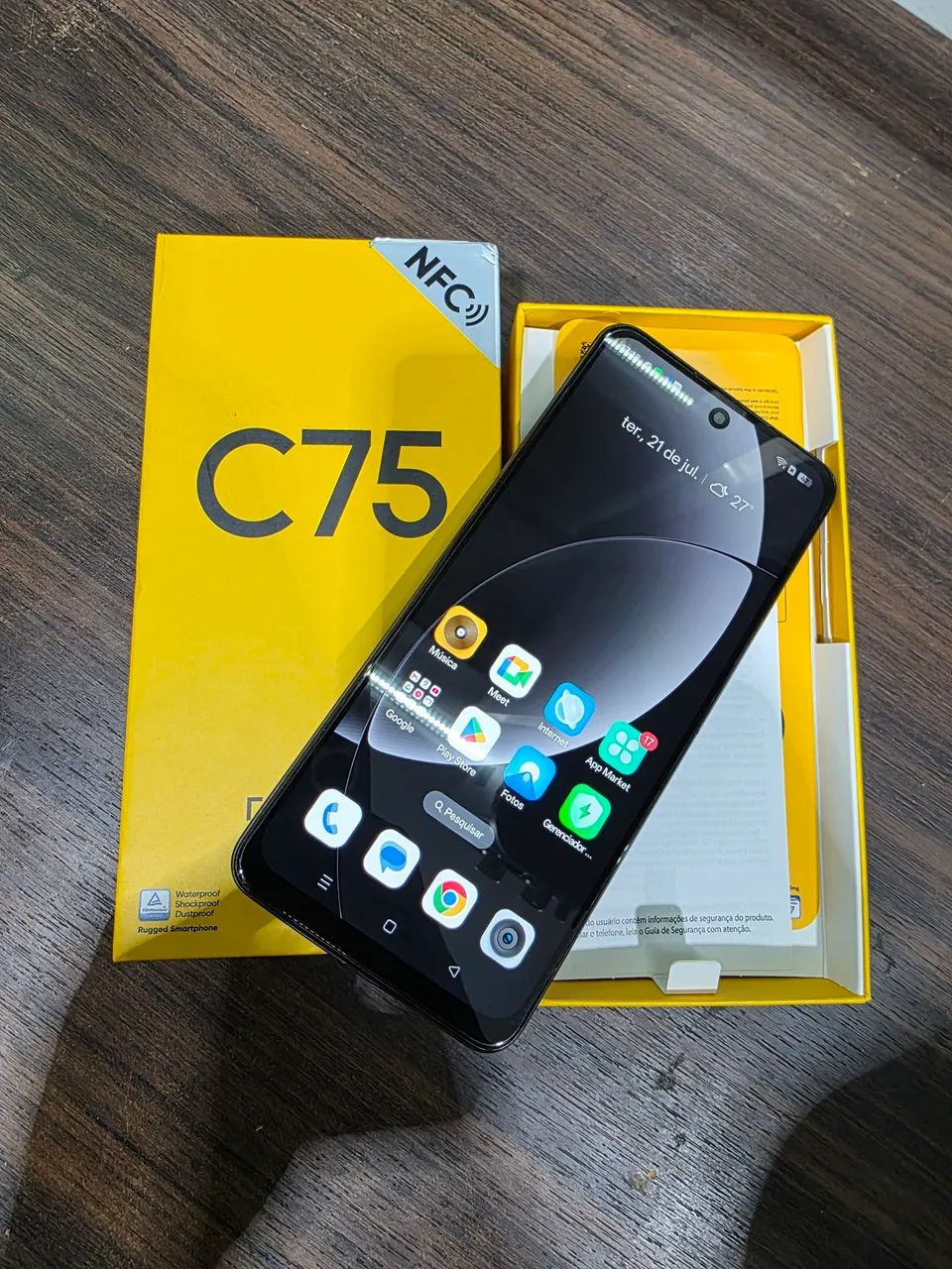 Realme c75 256 gigas tudo funcionando