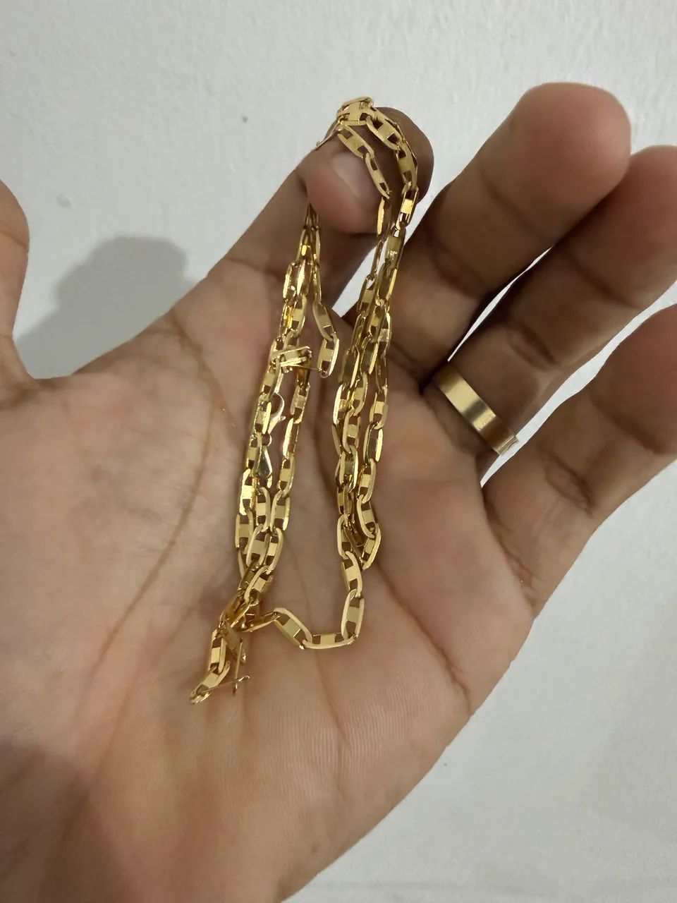 Vendo corrente de ouro piastrine - Foto 2