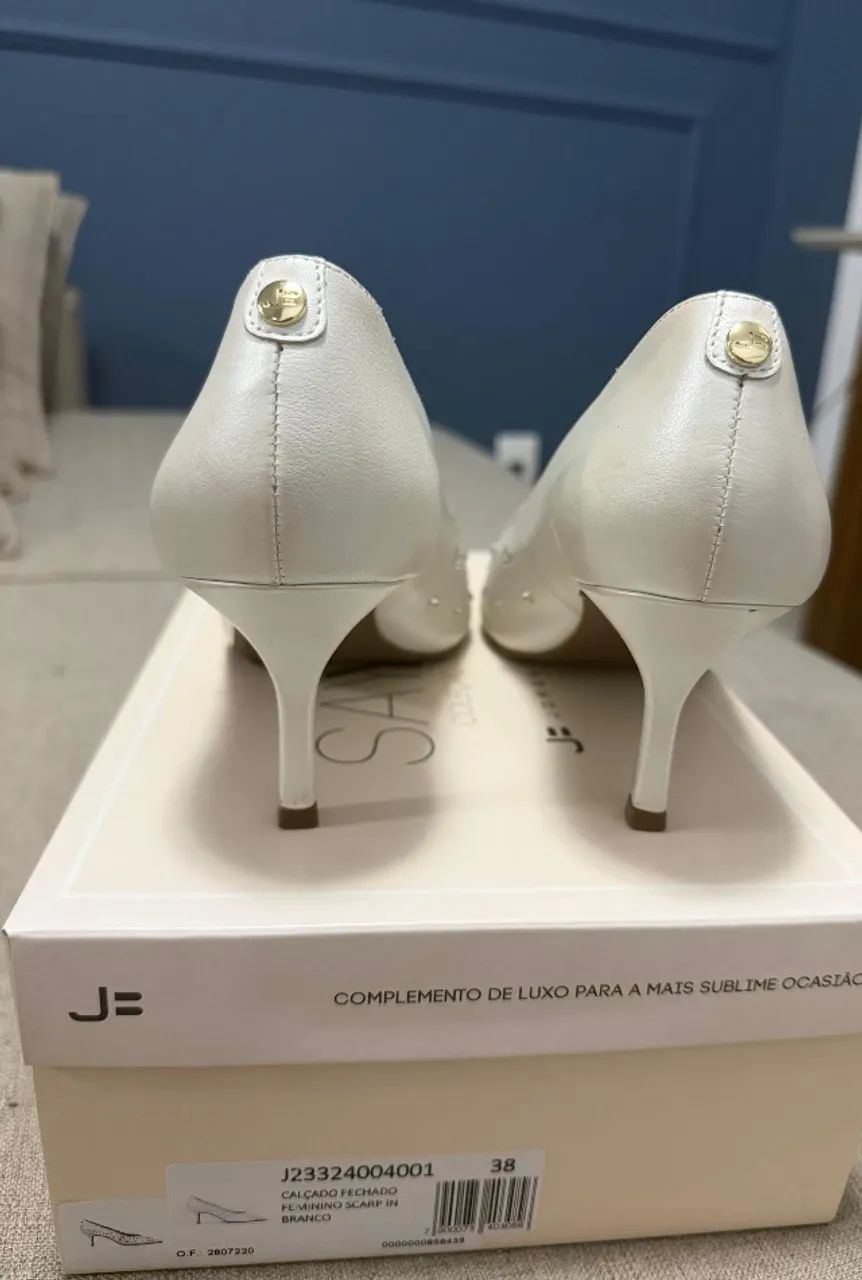 Scarpin Branco noiva  - Foto 5